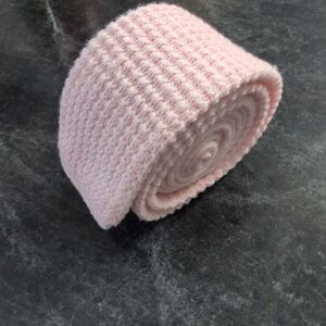 Pink Square Tip Wembley Tie No Material Tag 51" x 2"